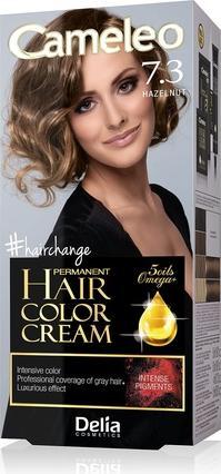 Produktbild Delia Cosmetics Cameleo Permanente Haarfarbcreme Haselnuss Intensive Farbe & Schutz 5 Öle + Omega Plus Säuren