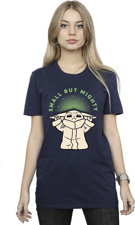 Immagine prodotto Star Wars The Mandalorian Small But Mighty Grogu Maglietta Ampia Donna (M)