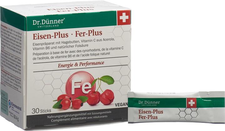 Produktbild Dr. Dünner Eisen-Plus Stick (30 Stück, Stift, 85 g)