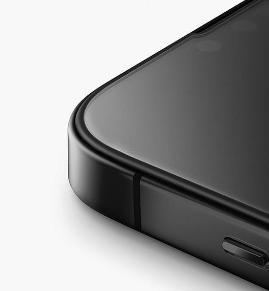 Actual product image Uniq Optix Matte iPhone 14 6.1" matowe szkło hartowane z aplikatorem (1 Piece, Apple iPhone 14, Apple iPhone 13 Pro, Apple iPhone 13)