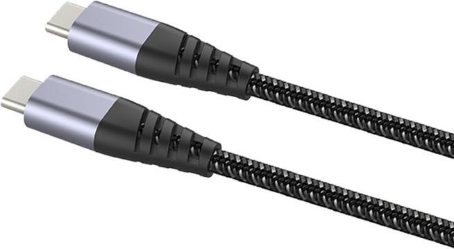 Produktbild Muvit Tiger Cable Ultra Resistant Type C/Type C 1,2m Gris (1.20 m)