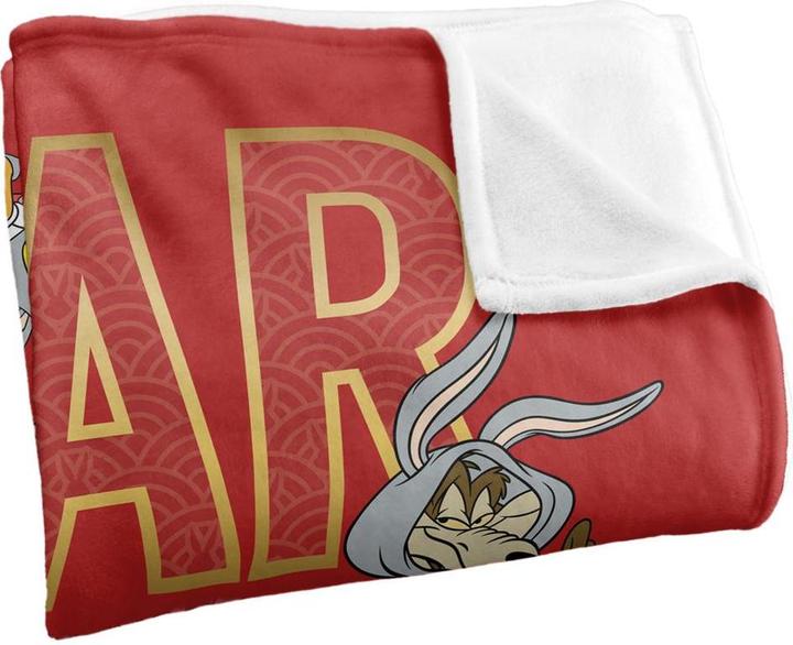 Actual product image Looney Tunes Year Of The Rabbit Chinese New Year Blanket (152 x 127 cm)
