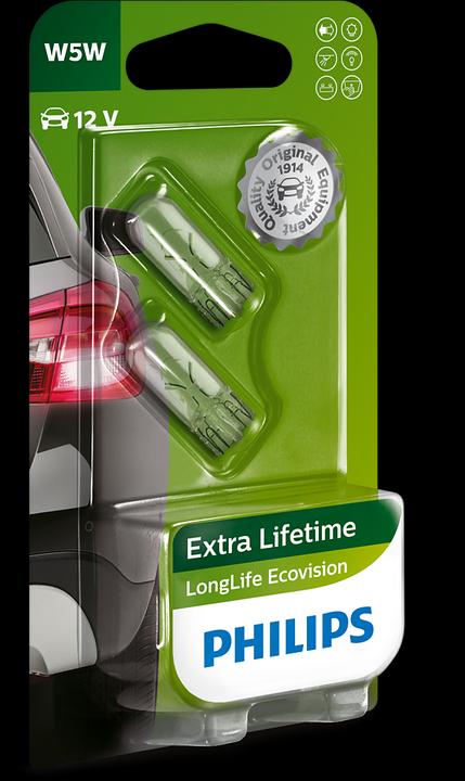 Image du produit Philips LongLife EcoVision (W5W)