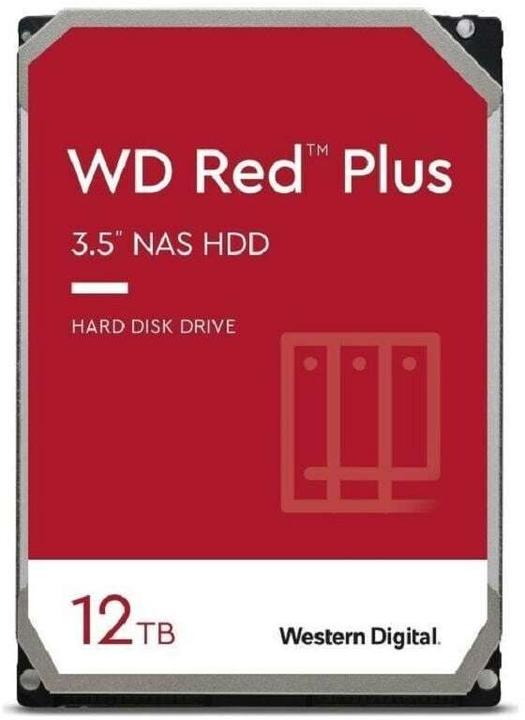 Image du produit WD Red Plus 12TB SATA 6Gb/s 3.5inch HDD (12 To, 3.5", CMR)