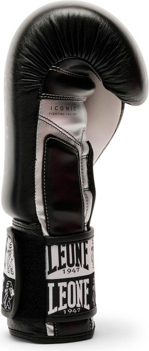 Image du produit Leone Gants de boxe Iconic Noir GN208 (14 OZ, Taille unique)
