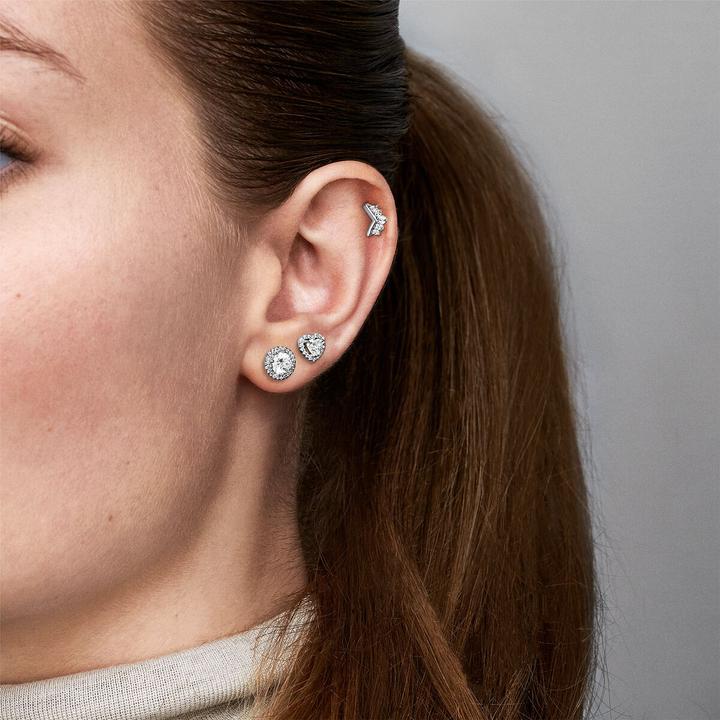 Image du produit Pandora Boucles d'oreilles en forme de coeur (Argent 925)