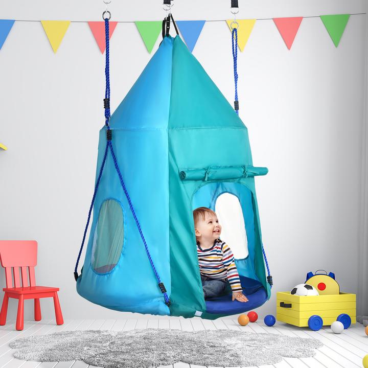 Immagine prodotto Outsunny Altalena a nido con tenda