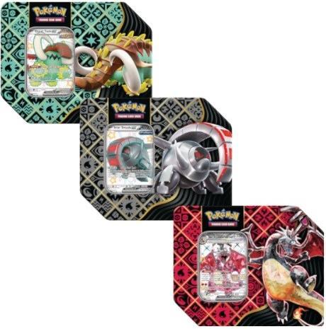 Produktbild Pokémon TCG SV4.5 Tin 5 Booster (Englisch, Booster Pack)