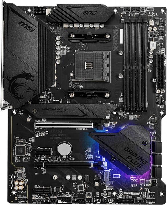MSI MPG B550 GAMING PLUS (AM4, AMD B550, ATX)