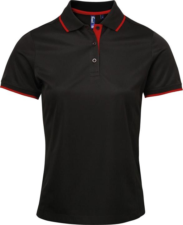 Premier Kontrast CoolKaro Polo Shirt