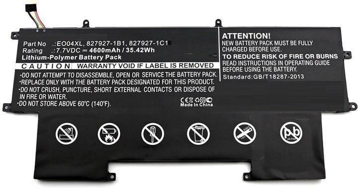 Actual product image CoreParts MBXHP-BA0095 Notebook spare part battery (1 Cells, 4600 mAh)