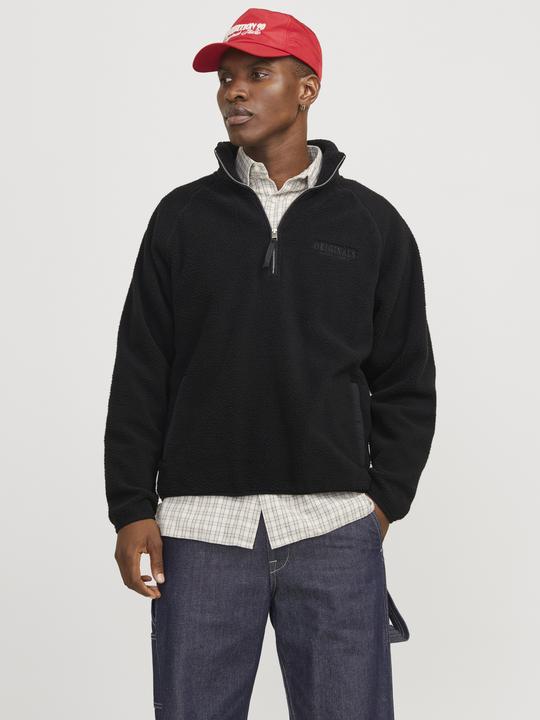 Actual product image Jack & Jones Single-coloured fleece sweatshirt Fleece sweatshirt (S)