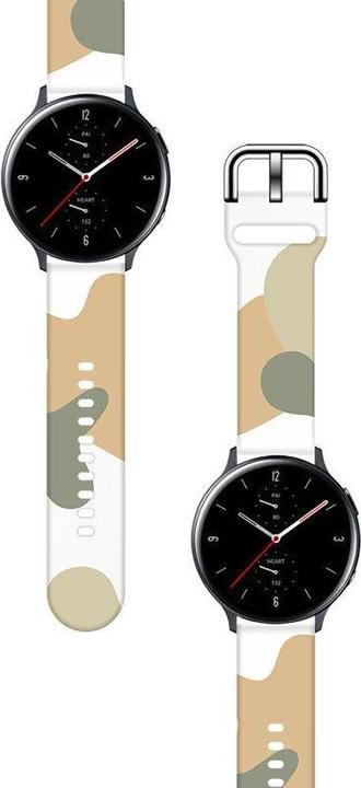 Actual product image Hurtel Strap Moro Band For Samsung Galaxy Watch 46mm Silicone Strap Watch Bracelet Pattern 6 (Plastic)