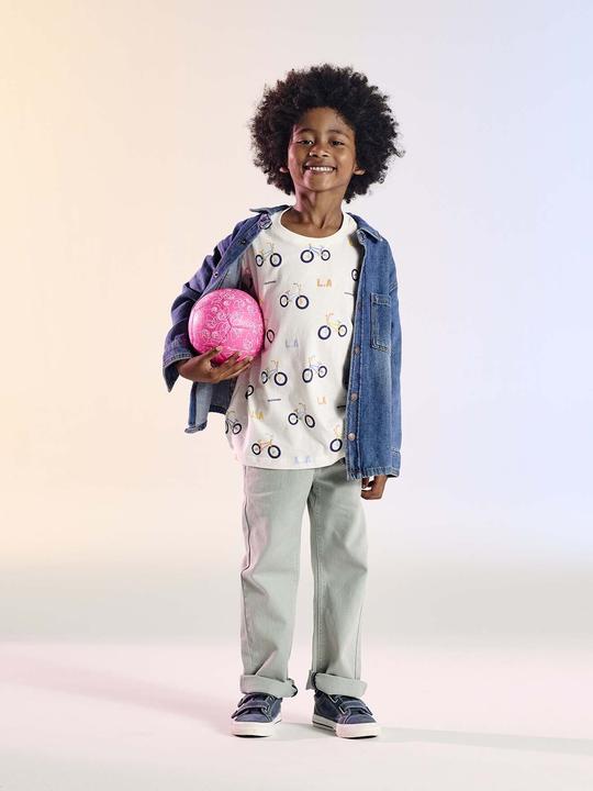 Actual product image Vertbaudet Bedrucktes Jungen T-Shirt mit Recycling-Baumwolle (110)