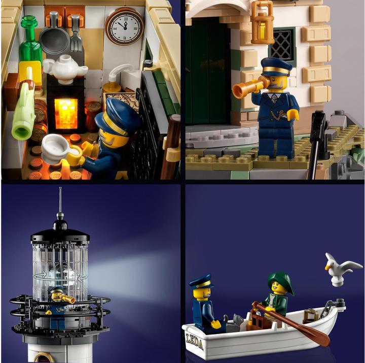 Productafbeelding LEGO Gemotoriseerde vuurtoren (21335, LEGO Ideeën, LEGO Zeldzame Sets)