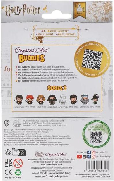 Image du produit Craft Buddy Neville Longbottom, Crystal Art Buddy ca. 11x8cm