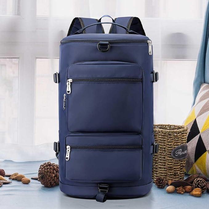 Actual product image Only-Bags.Store Travel backpack, large capacity hiking backpack, dry-wet separation pannier