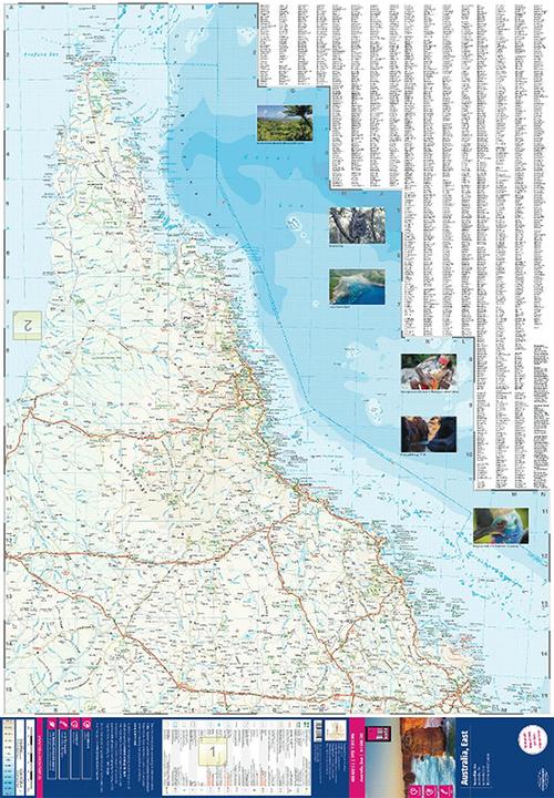 Produktbild Landkarte Australien, Ost / Australia, East (1:1.800.000)