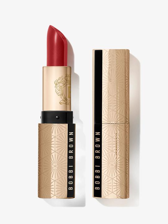 Actual product image Bobbi Brown Golden Glamour Luxe Lipstick Paris.Red (Parisian Red)