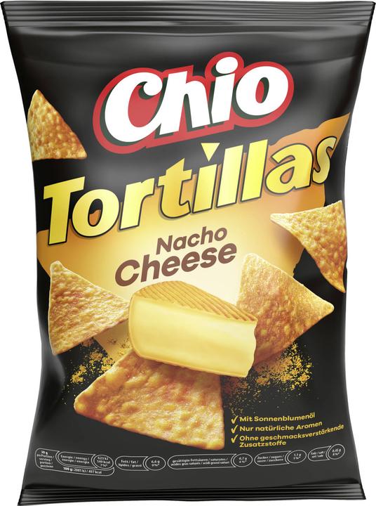 Actual product image Chio Tortillas Nacho Cheese 125g (125 g)