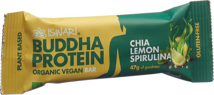 Immagine prodotto Iswari Buddha Energy Organic Chia & Lemon & Spirulina Bar (47g) (1 pz., 47 g)