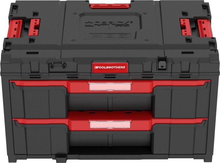 Produktbild Tool Brothers Toolbrothers RHINO XXL Drawer 2 ECO Toolbox Werkzeugbox 587 x 380 x 340 mm 29 l mit zwei Schubladen