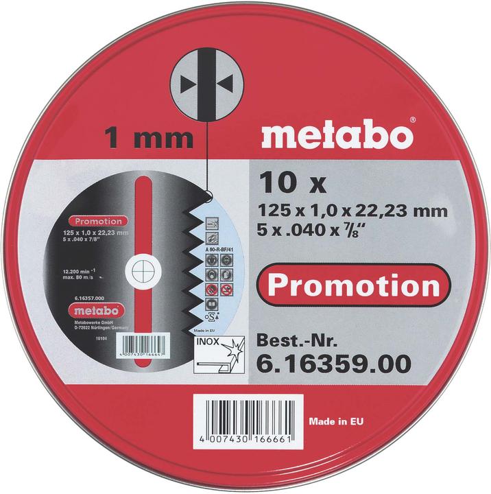 Produktbild Metabo Trennscheiben