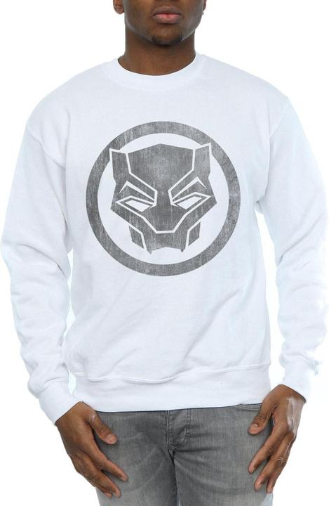 Image du produit Mens Black Panther Distressed Icon Cotton Sweatshirt (XXL)