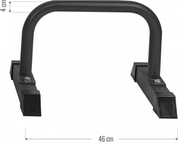 Actual product image Gorilla Sports Push Up Stand Bar Low