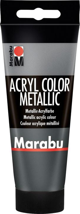 Produktbild Marabu Acrylfarbe Acryl Color, 100 ml, metallic-anthrazit (Metallic-anthrazit, 100 ml)
