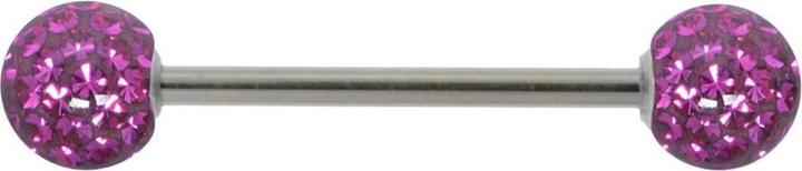 Produktbild Bijouteria Zungenpiercing (Kristall, Chirurgenstahl 316L, Epoxiharz)