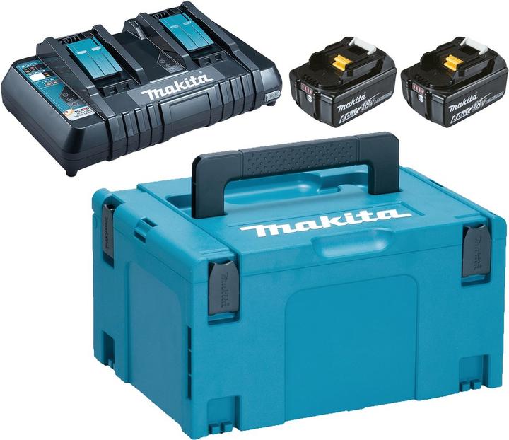 Produktbild Makita Energy Kit 198077-8 2x BL1860B + DC18RD (18 V)