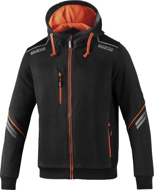 schwarz-orange fluo
