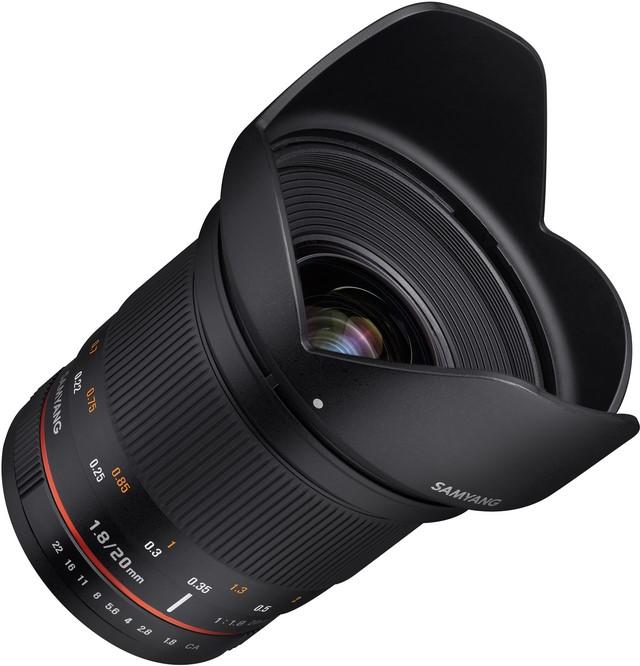 Image du produit Samyang 20mm f/1.8 ED AS UMC - Nikon F (Nikon F, Plein format)