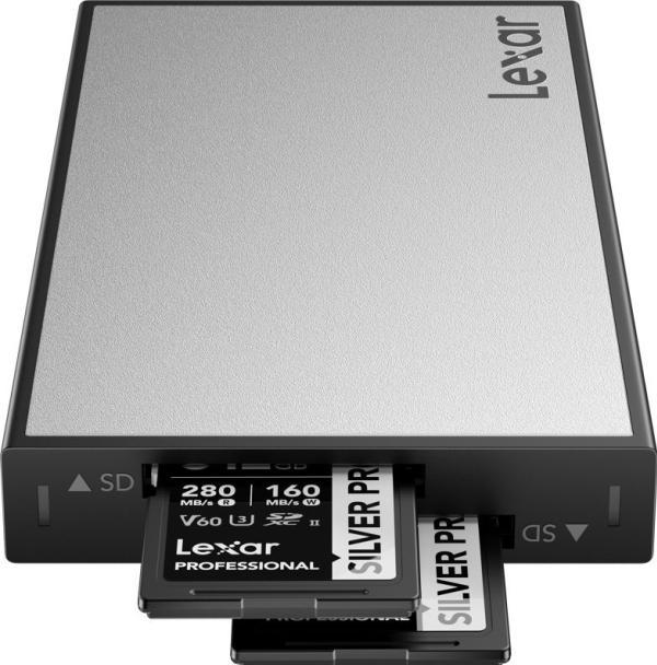 Actual product image Lexar PRO Workflow SD Dual-Slot Reader (USB 3.2 Gen 2)