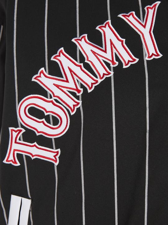 Actual product image Tommy Hilfiger Tommy Jeans Pinstripe Letterman bomber jacket - 88915 (L)