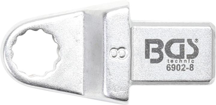 Produktbild BGS Einsteck-Ringschlüssel 8 mm Aufnahme 9 x 12 mm (8 mm)