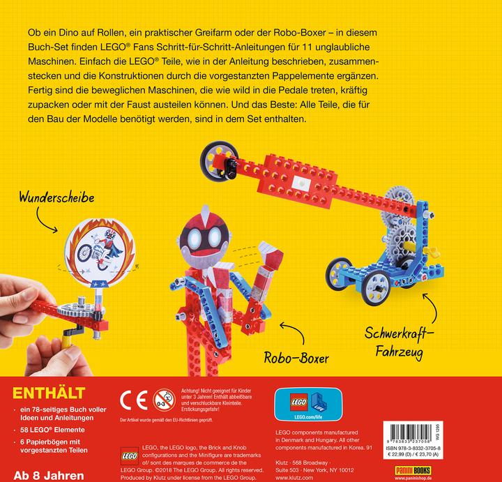 Nährwerte und Zutaten Panini Lego Geniale Maschinen: Mit 11 Modellen (Deutsch, Panini, Anita Weinberger-Schwendenwein, 2018)