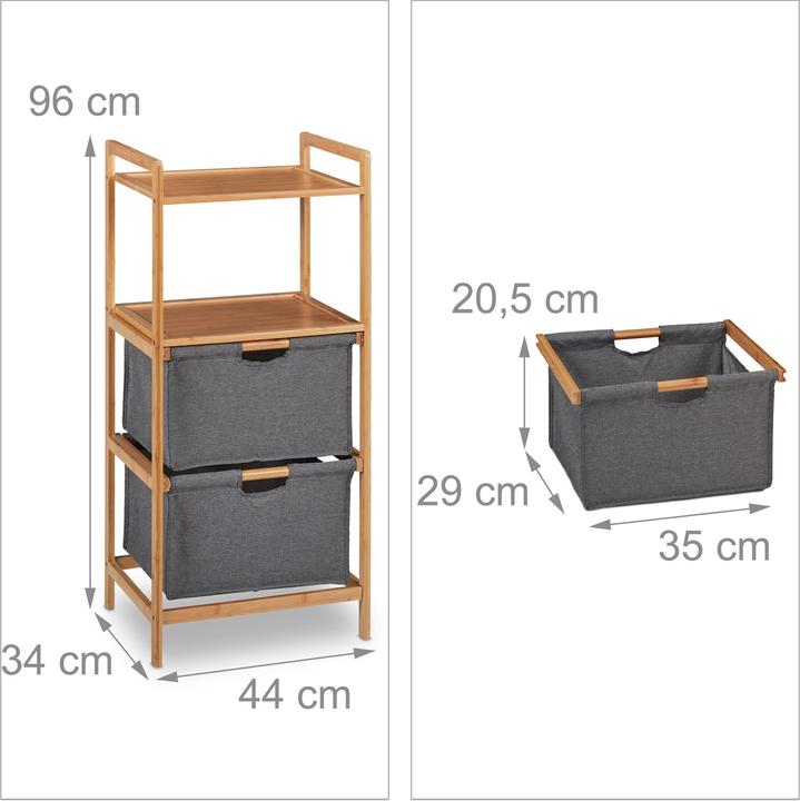 Immagine prodotto Relaxdays Mobile portabiancheria
