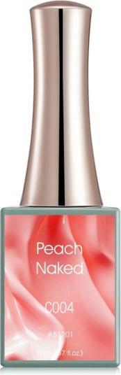 Actual product image Nagellack24 Gellacquer Peach Naked C004 UV/LED (Peach Naked, UV gel varnish)