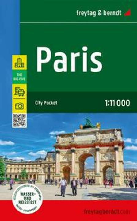 Immagine prodotto Parigi, mappa della città 1:11.000, freytag & be