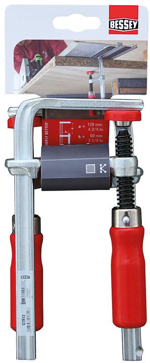 Immagine prodotto Bessey Tutti i morsetti da tavolo in acciaio GTR (120 mm)