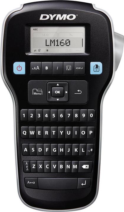 Actual product image Dymo LabelManager 160 Value Pack with 3 D1 tapes 12mm Qwerty