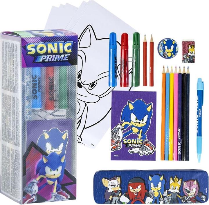 Immagine prodotto Cerda Sonic PRIME - set di cancelleria da colorare, blu