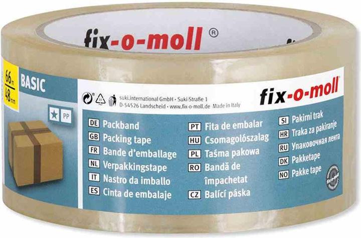 Immagine prodotto Fix-o-moll Nastro da imballaggio trasparente 66 m (48 mm)