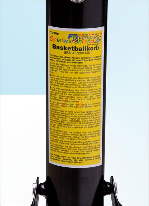 Produktbild Dema Basketballkorb BK 305 XXL