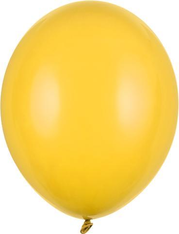 Actual product image Partydeco Strong Balloons 30cm, Pastel Honey Yellow (1 pkt / 50 pc.)