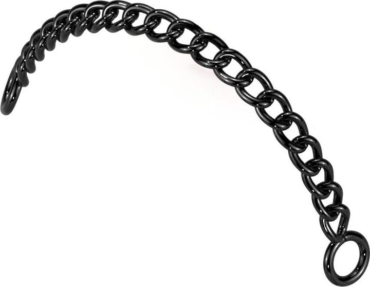Produktbild Star Piercing Verbindungskette schwarz (Chirurgenstahl 316L, ohne Messing)