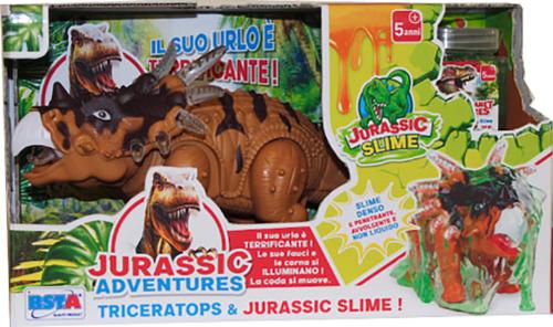 Rs Toys Stiracosauro con slime jurassico