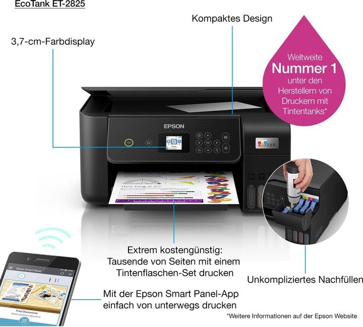 Produktbild Epson ET-2825 (Tintentank, Farbe)